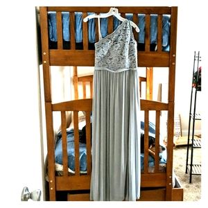 On shoulder long Gown